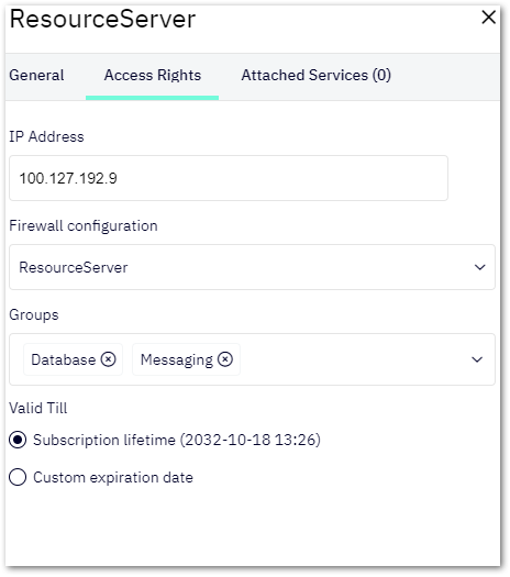 ResourceServer: Access Rights